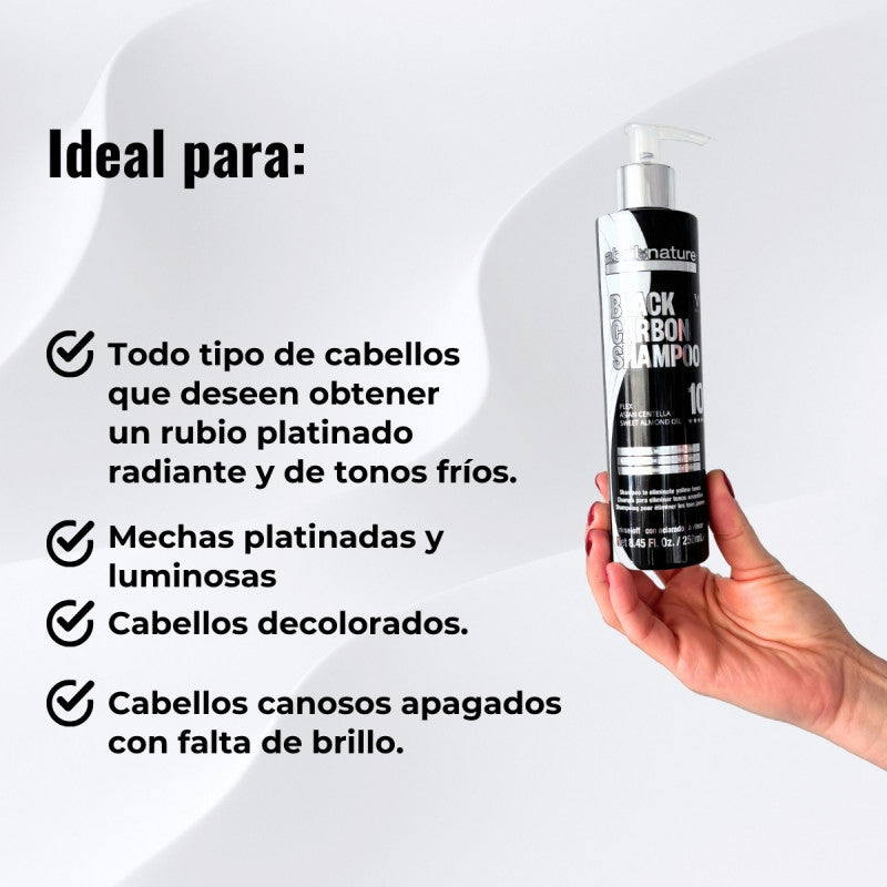 Abril et Nature Shampoo Black Carbón