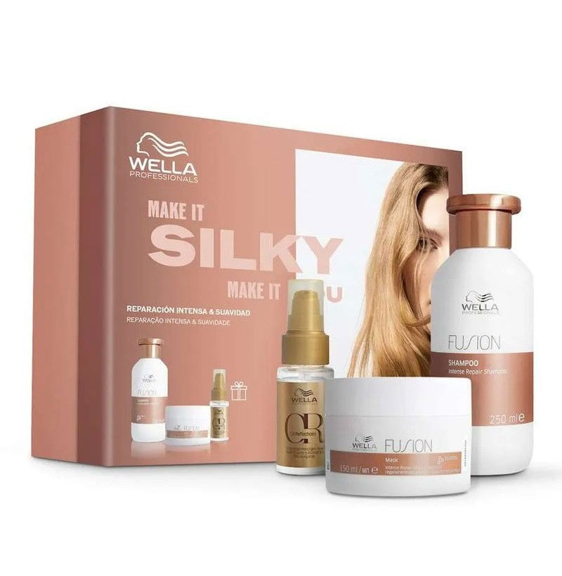 Wella Silky Fusion: Shampoo + Mask + Oil