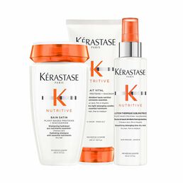 Kerastase Nutritive Trio: Cabellos Secos. Shampoo + Acondicionador + Protector