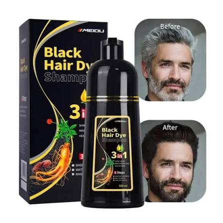 Black Hair Dye Shampoo 500ml