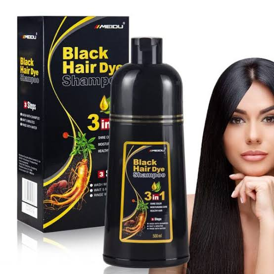 Black Hair Dye Shampoo 500ml