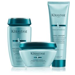 Kerastase Resistance Force Architecte: Trio Shampoo + Mascarilla + Protector