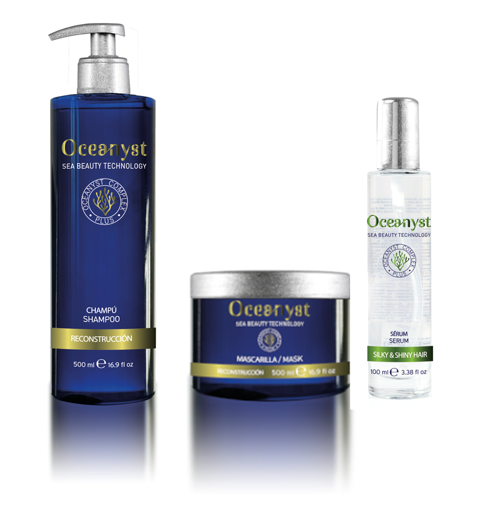Oceanyst Reconstruction: Shampoo + Mascarilla + Serum (GRATIS)