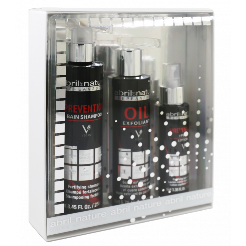 Abril et Nature Prevention: Shampoo + Exfoliant + Loción