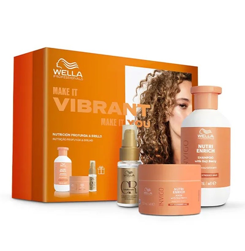 Wella Vibrant Nutri Enrich: Shampoo + Mask + Oil