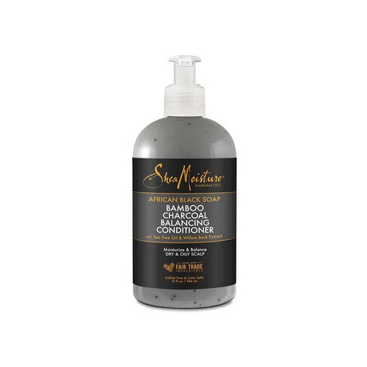 Shea Moisture African Black Soap & Bamboo Charcoal Conditioner 384ml